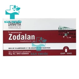 Zodalan - Thuốc an thần dùng trong gây mê của Danapha