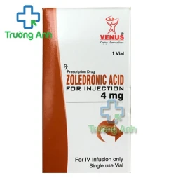 Zoledronic acid for injection 4mg Venus - Thuốc điều trị ung thư xương của India