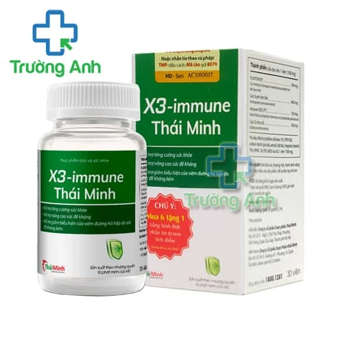 X3-immune Thái Minh - Giúp tăng cường sức khỏe