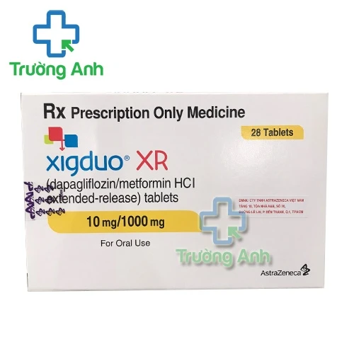 Xigduo XR 10mg/1000mg - Thuốc trị tiểu đường tuyp 2 hiệu quả