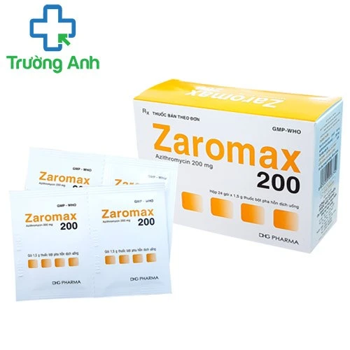 Zaromax 200 - Thuốc điều trị nhiễm khuẩn hiệu quả của DHG Pharma