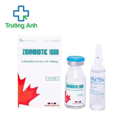 Zidimbiotic 1000 MEDIPHARCO - TENAMYD - Trị nhiễm khuẩn ở đường hô hấp