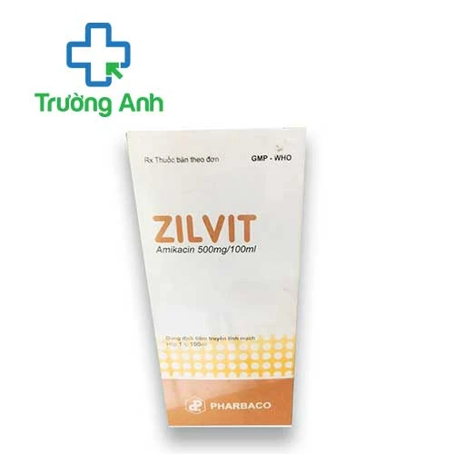 Zilvit 500mg/100ml Pharbaco - Thuốc chống nhiễm khuẩn hiệu quả
