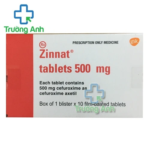 Zinnat 500mg - Thuốc điều trị nhiễm khuẩn hiệu quả