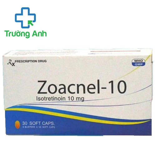 Zoacnel-10 Davipharm - Thuốc trị mụn trứng cá hiệu quả