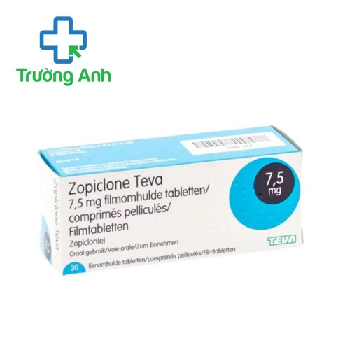 Zopiclone Teva 7,5mg - Thuốc điều trị chứng khó ngủ hiệu quả